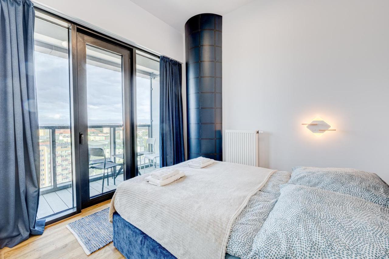 Апартаменты Aleda Tower, 14 Floor, Balkon Щецин Экстерьер фото